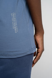 WOMEN'S NAVY BLUE T-SHIRT - MORAINE