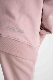 LIGHT PINK ZIP-UP HOODIE - ARINA