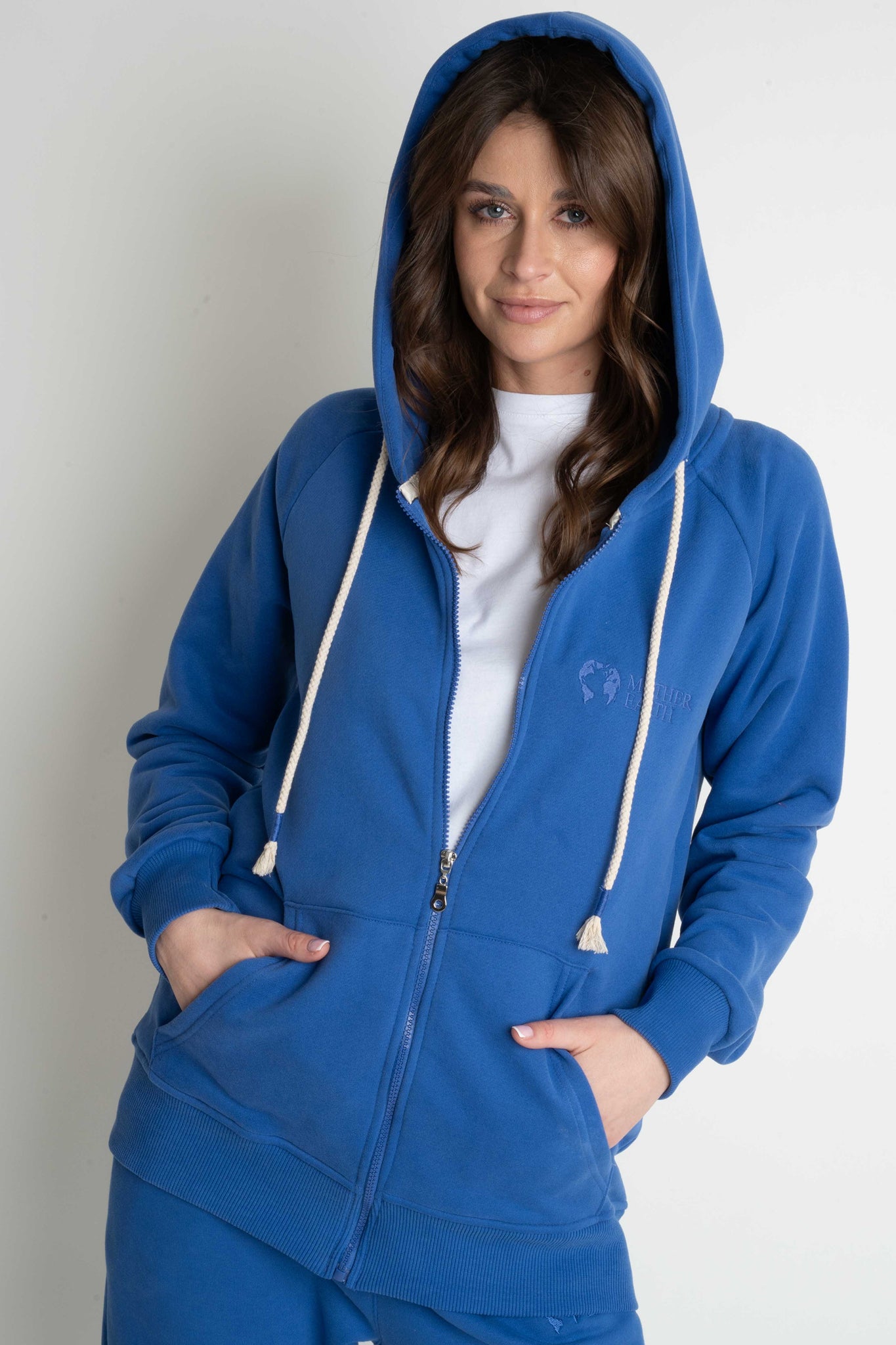 ARINA - CORNFLOWER BLUE HOODIE