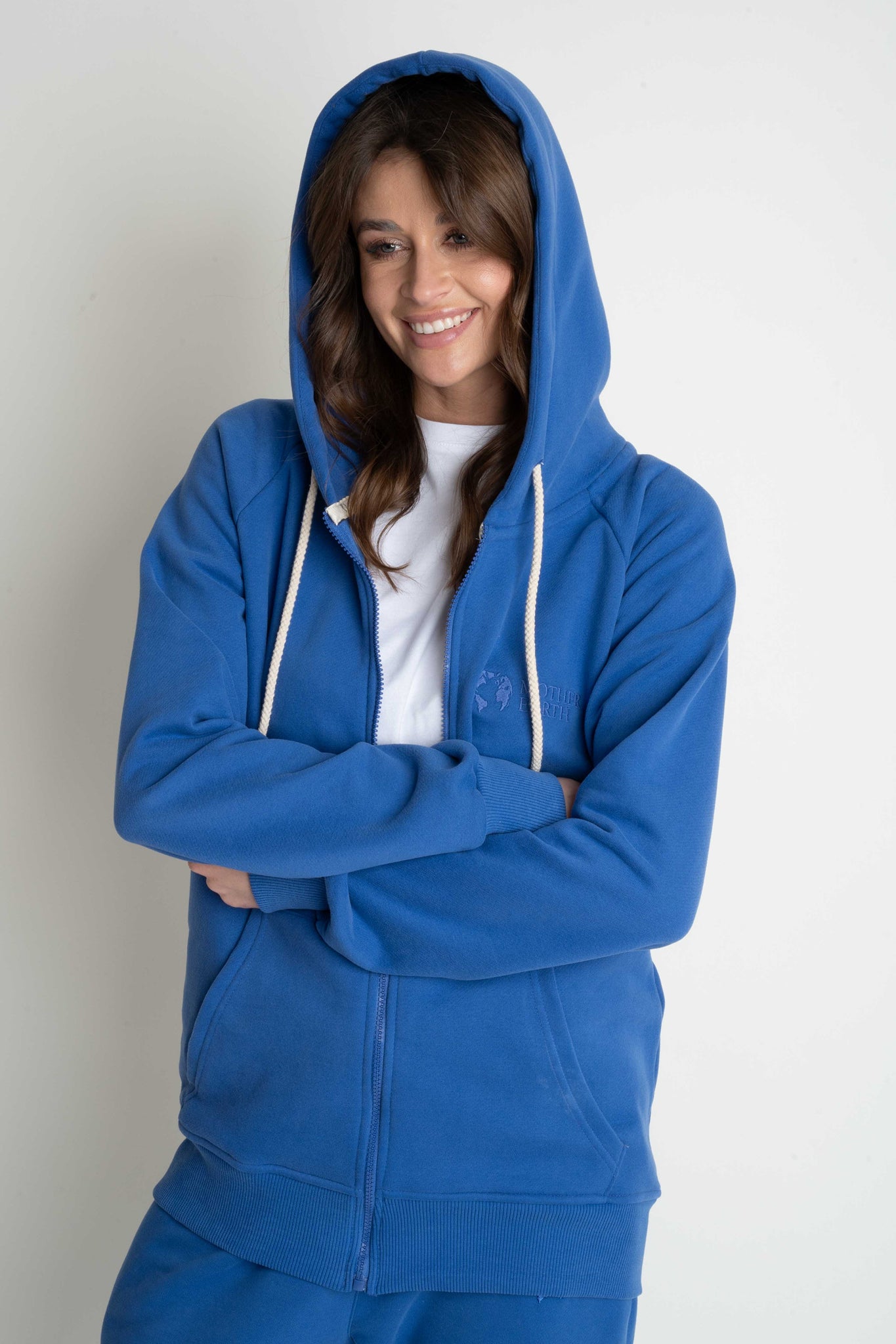 ARINA - CORNFLOWER BLUE HOODIE