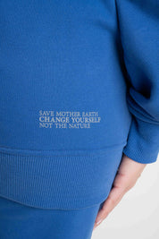 ARINA - CORNFLOWER BLUE HOODIE