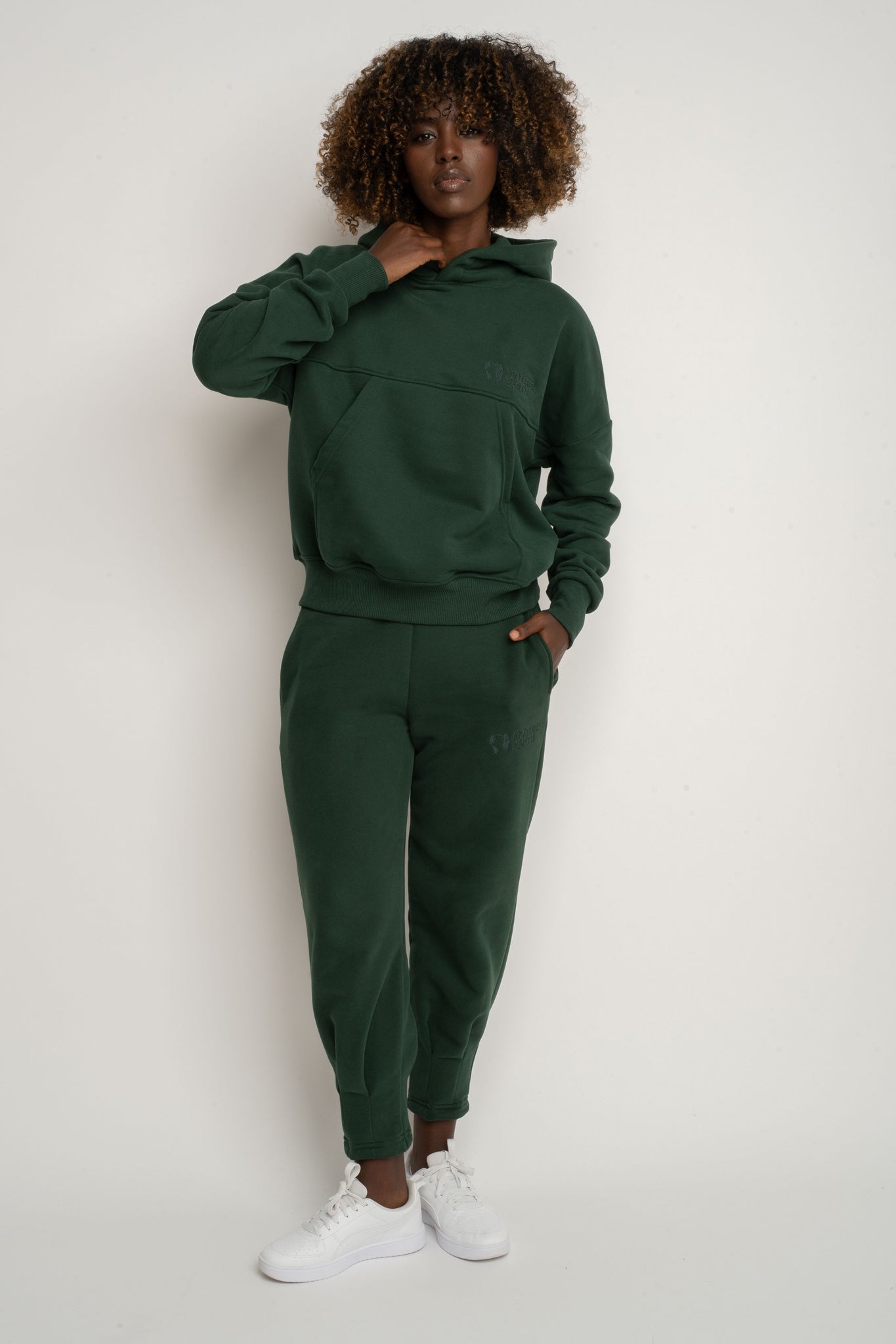 DARK GREEN HOODIE - MURIA