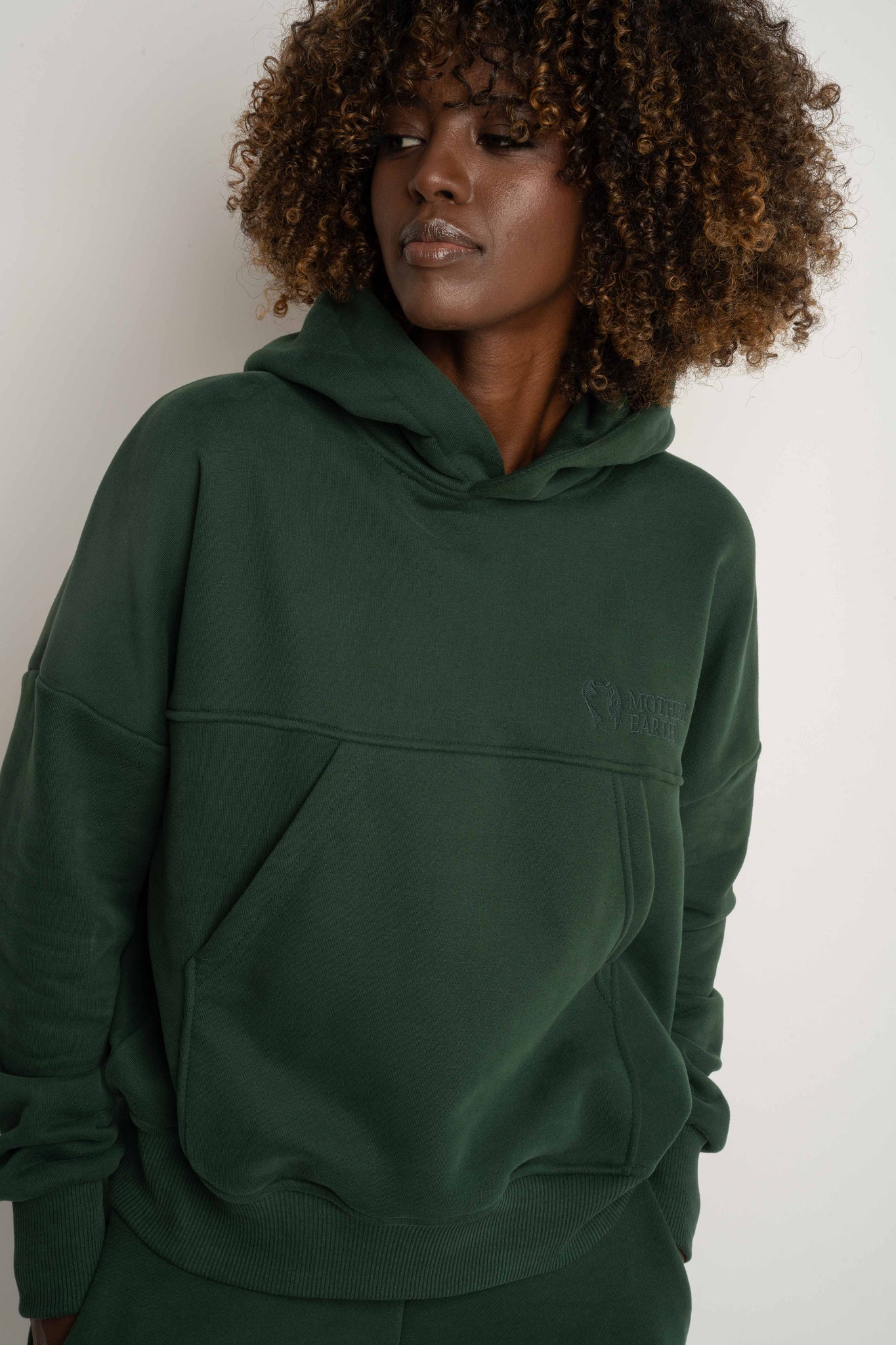 DARK GREEN HOODIE - MURIA
