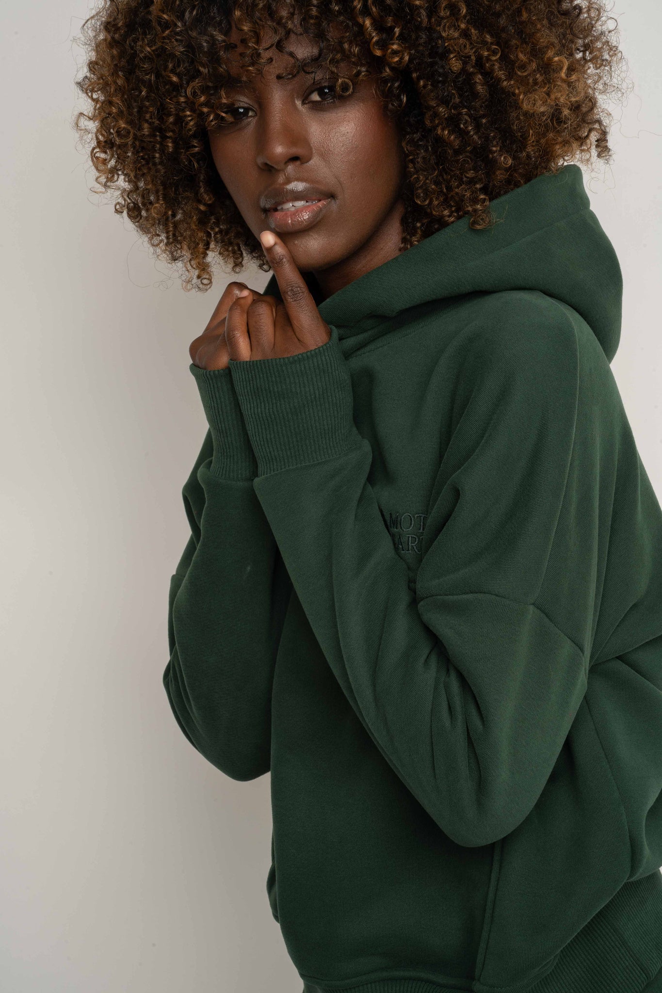 DARK GREEN HOODIE - MURIA