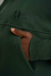 DARK GREEN HOODIE - MURIA