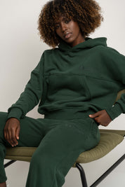 DARK GREEN HOODIE - MURIA