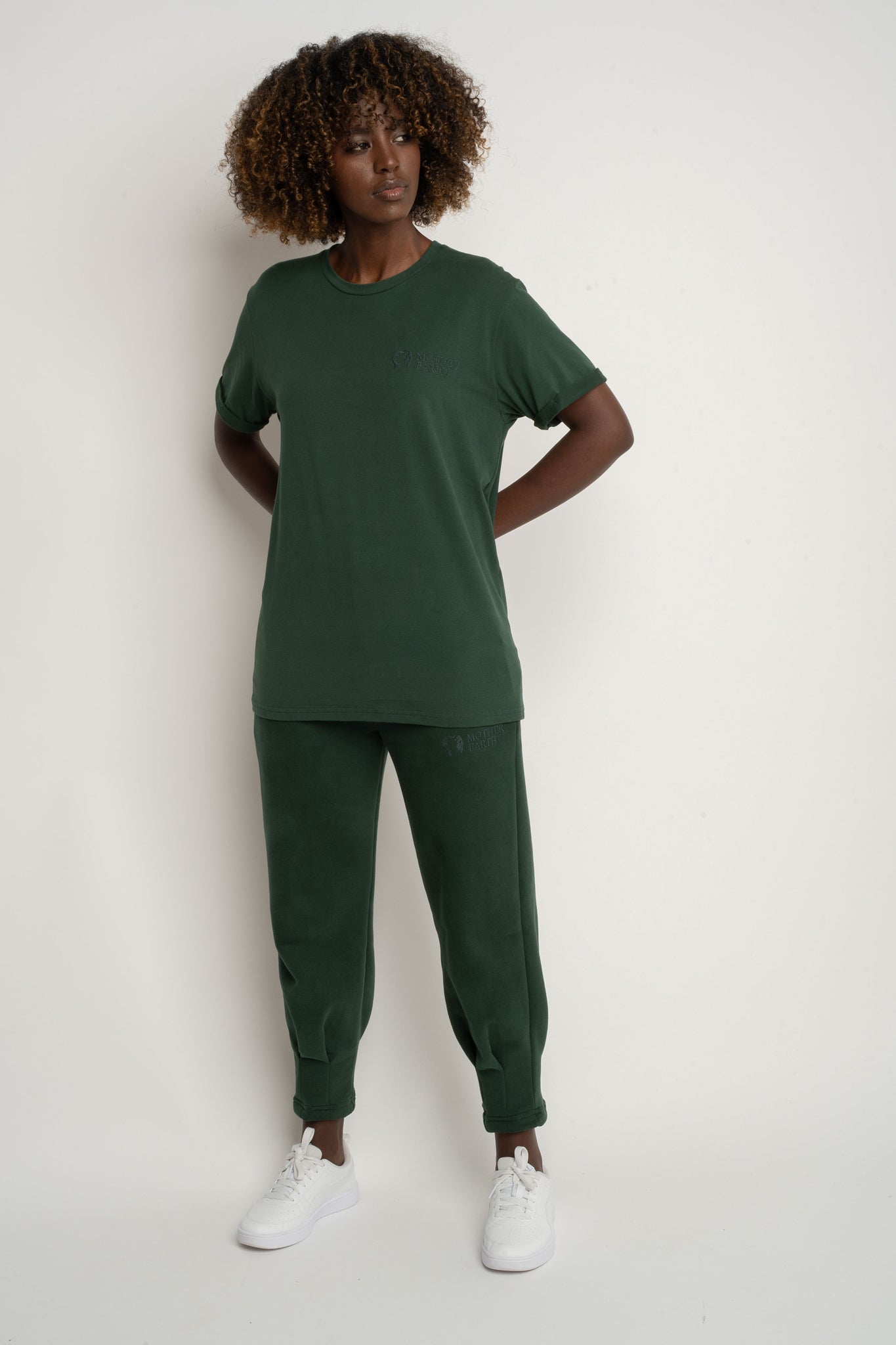 WOMEN'S DARK GREEN T-SHIRT - MORAINE