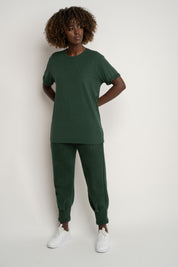 WOMEN'S DARK GREEN T-SHIRT - MORAINE