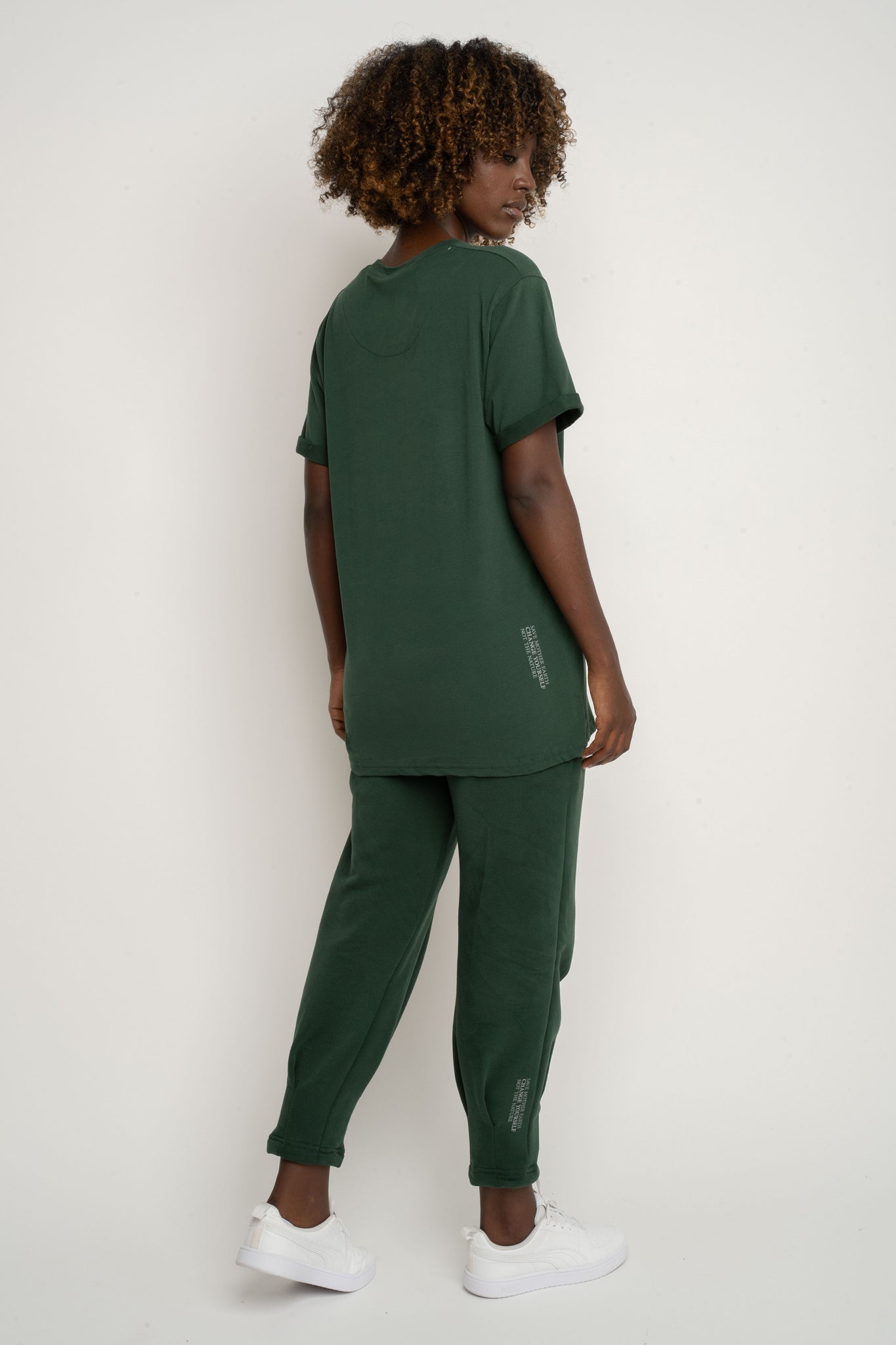 WOMEN'S DARK GREEN T-SHIRT - MORAINE