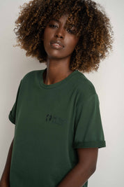 WOMEN'S DARK GREEN T-SHIRT - MORAINE