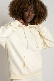 ECRU HOODIE - MOHELI