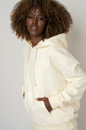 ECRU HOODIE - MOHELI