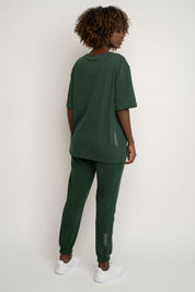 Women's Dark Green T-Shirt - Oyster