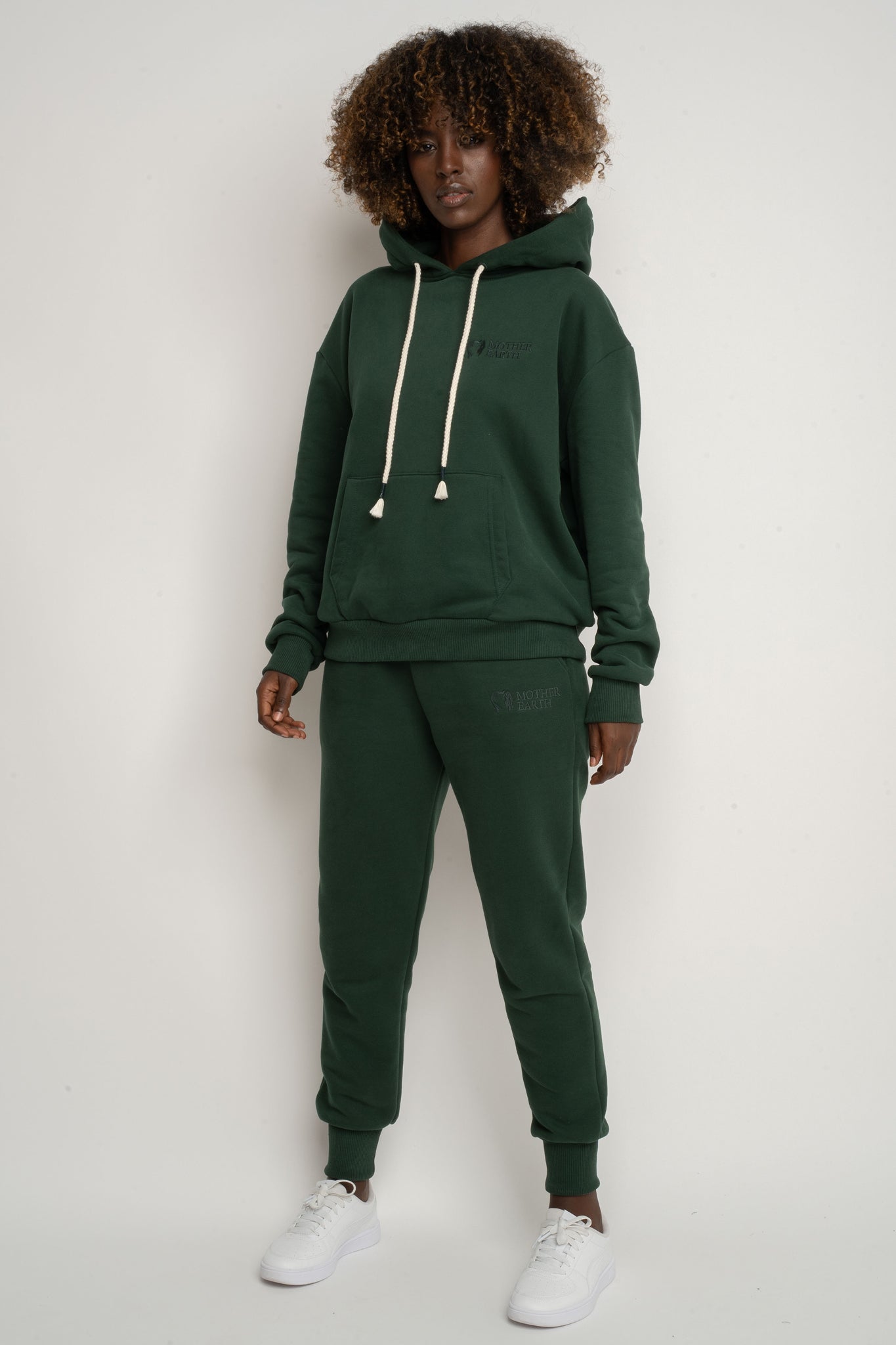 DARK GREEN HOODIE - MOHELI