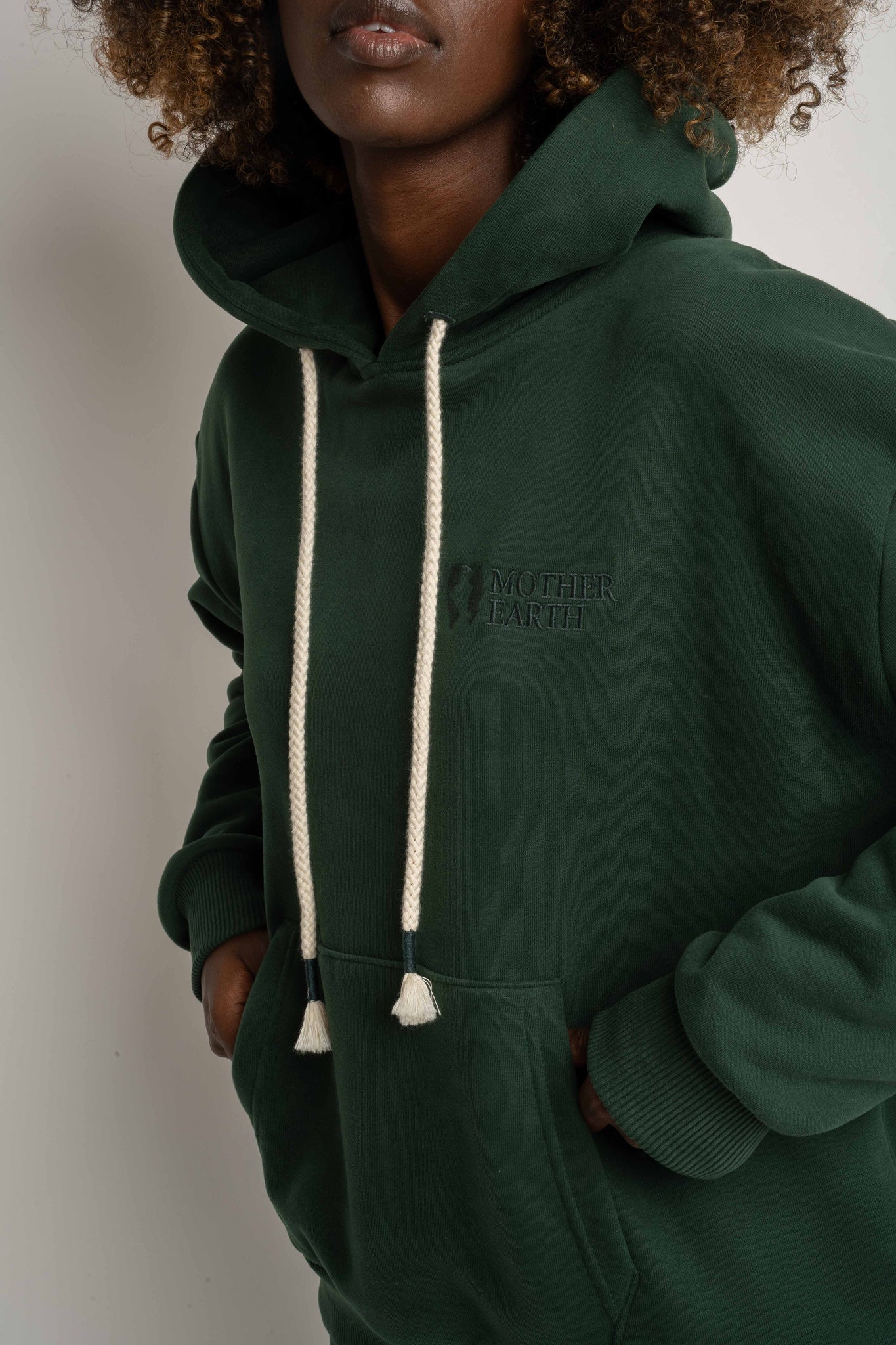 DARK GREEN HOODIE - MOHELI