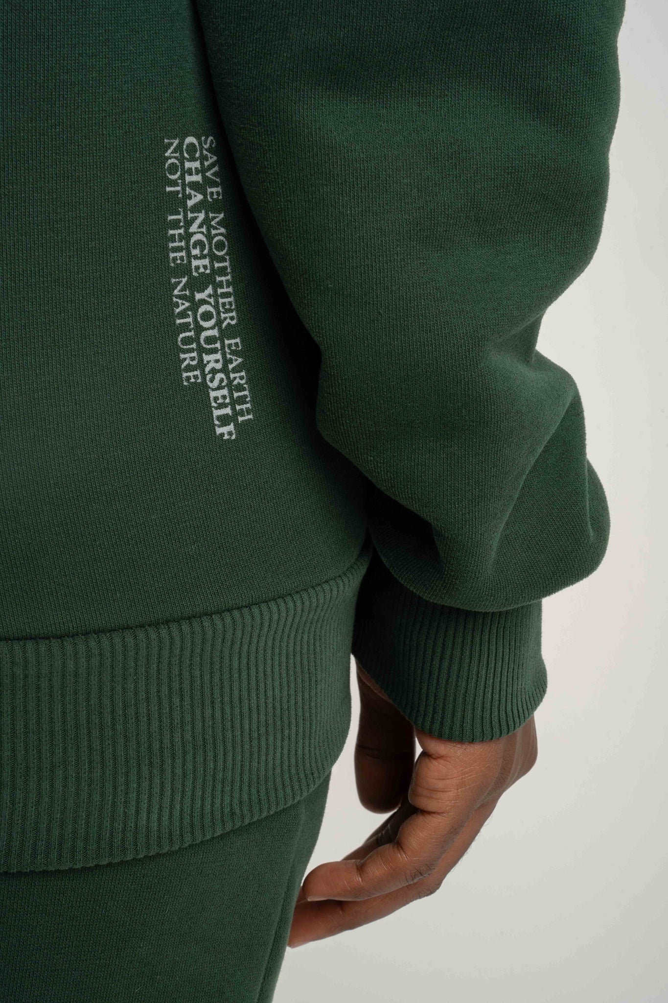 DARK GREEN HOODIE - MOHELI