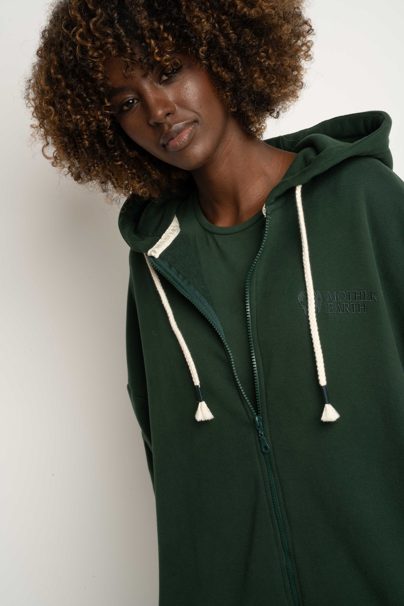 DARK GREEN HOODIE -NIKO