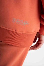 ORANGE ZIP-UP HOODIE - ARINA