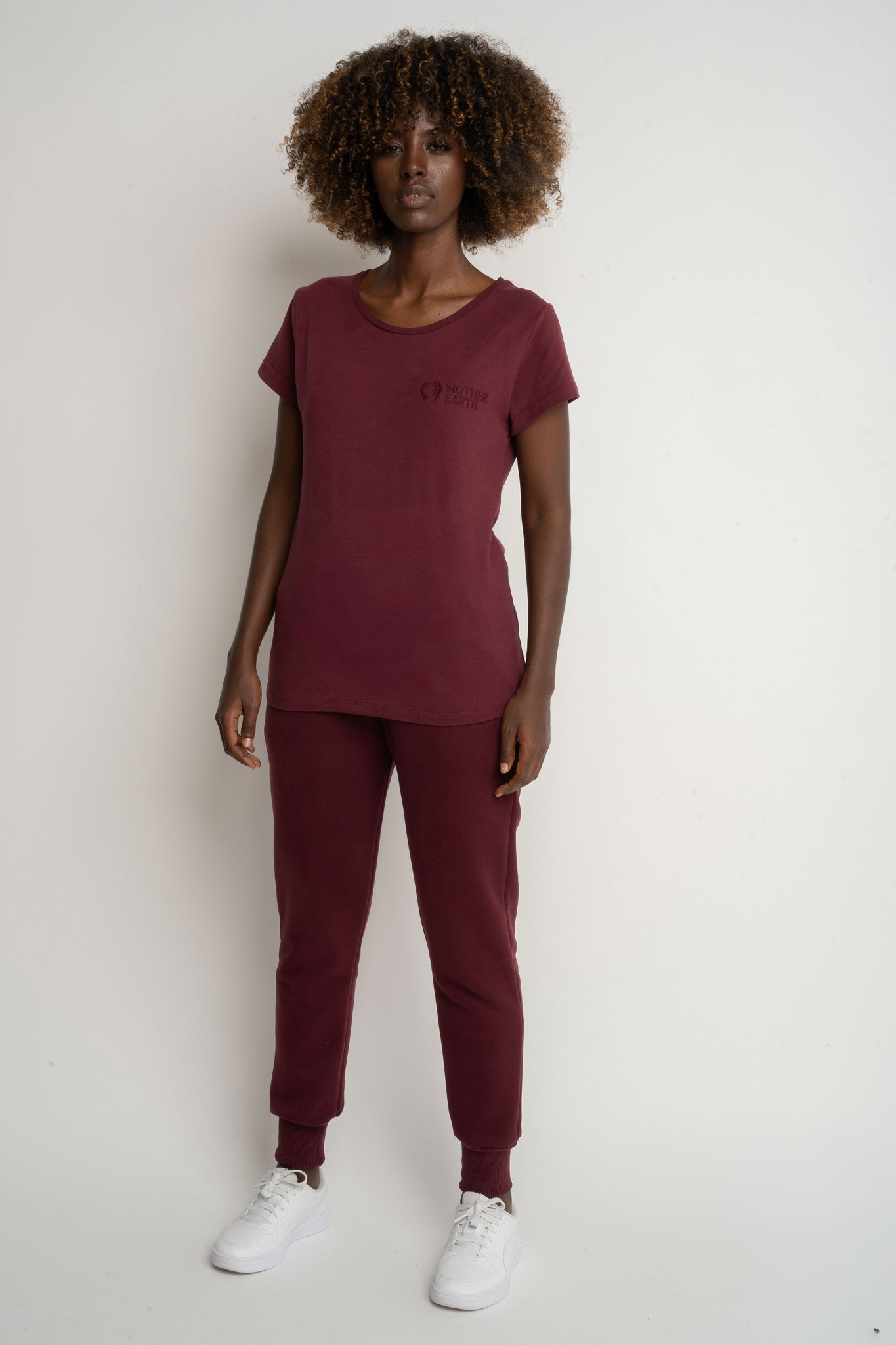 Burgundy jogger pants - BEGERA