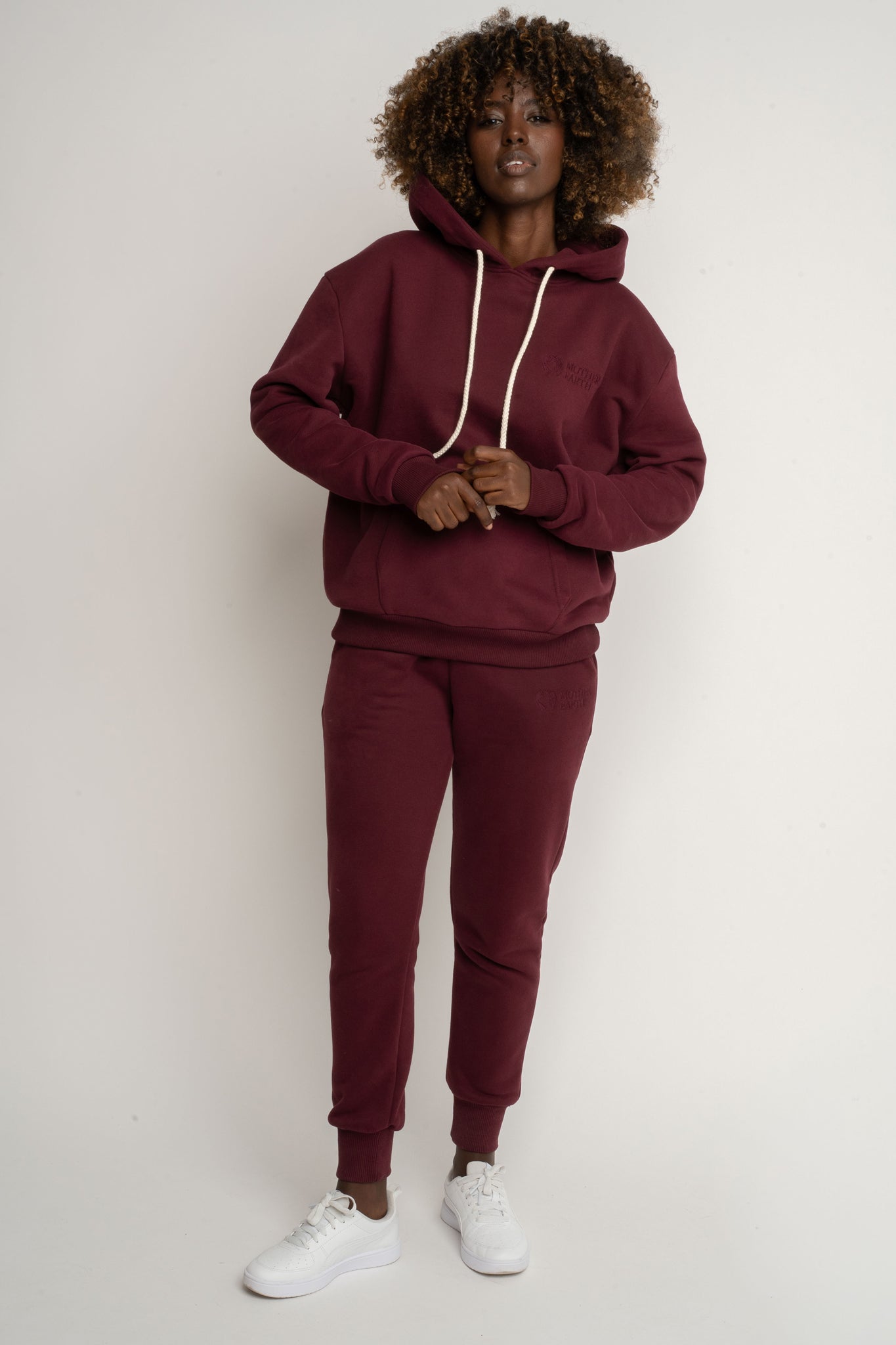 Burgundy Hoodie - MOHELI
