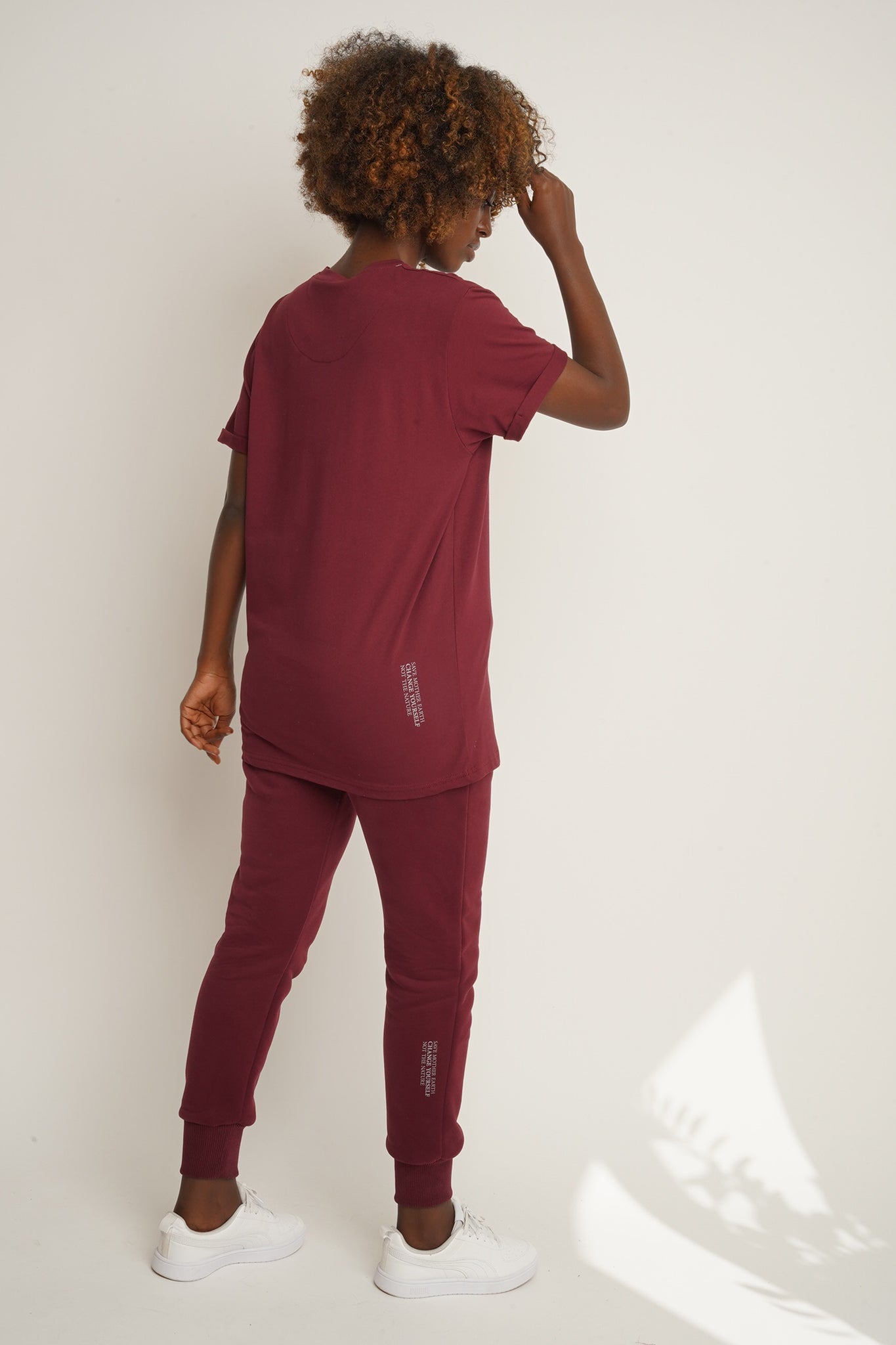 Women's Burgundy T-SHIRT - MORAINE