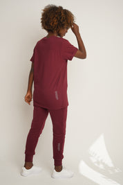 Women's Burgundy T-SHIRT - MORAINE