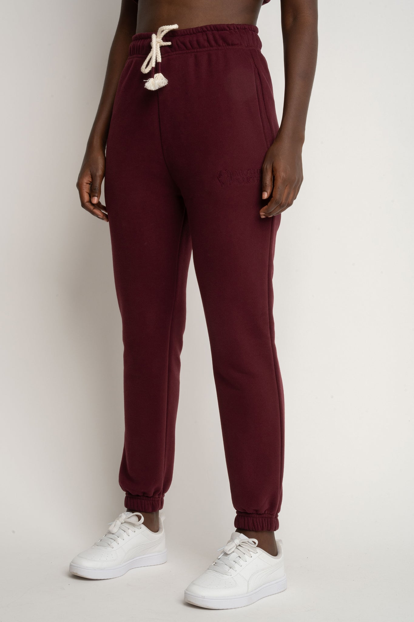 Burgundy baggy sweatpants - KARPATOS