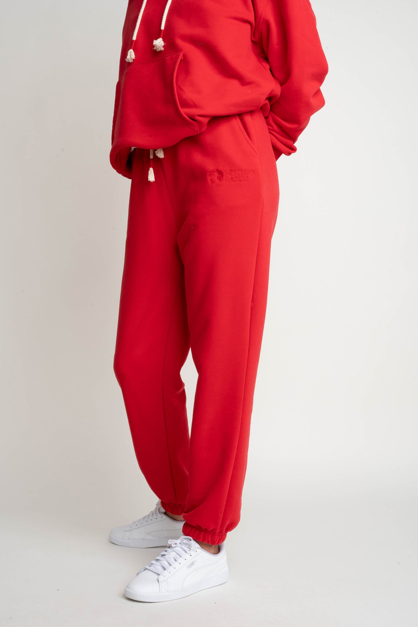REGULAR FIT RED SWEATPANTS - MILOS