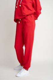 REGULAR FIT RED SWEATPANTS - MILOS