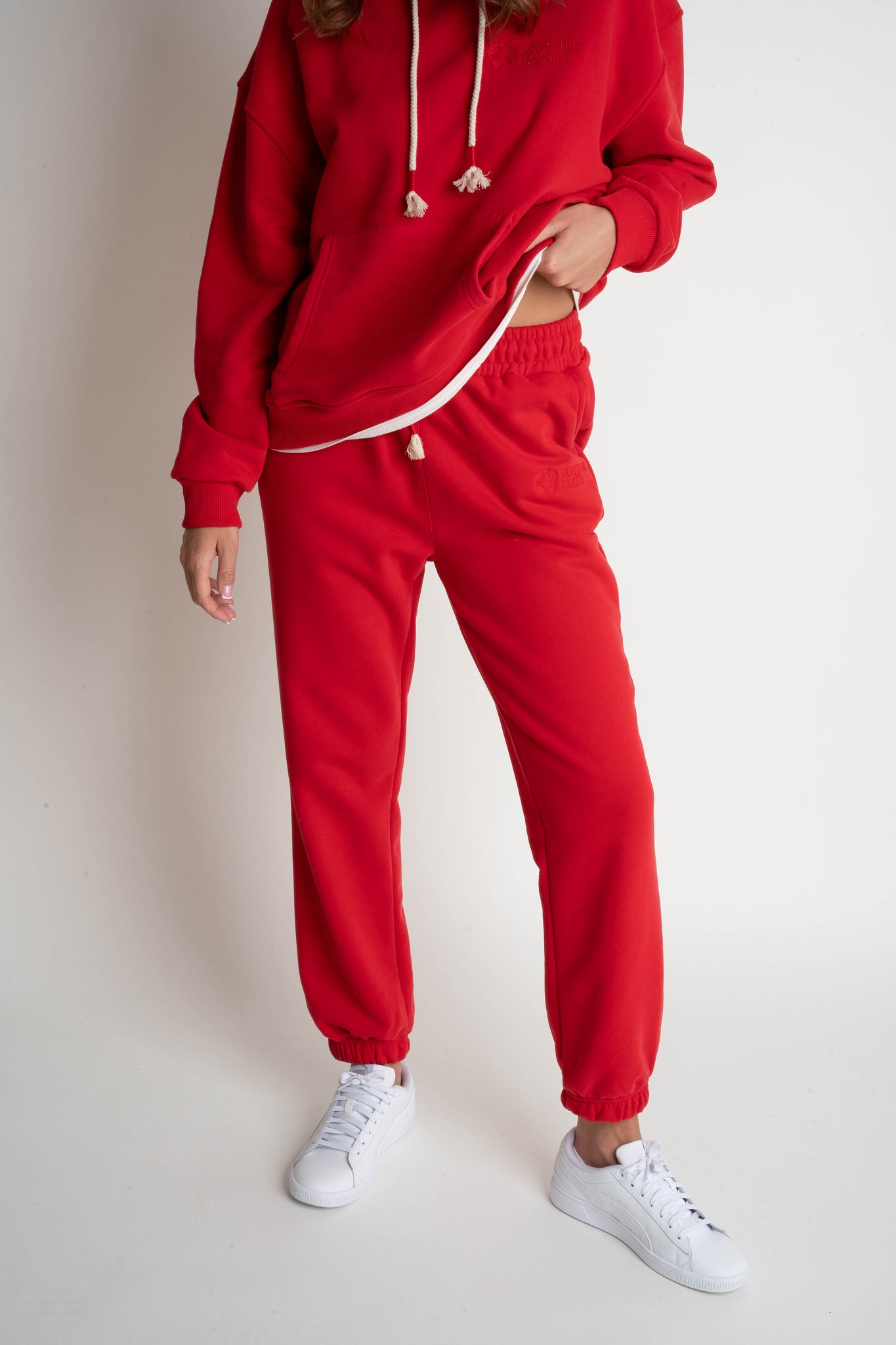 REGULAR FIT RED SWEATPANTS - MILOS