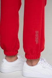 REGULAR FIT RED SWEATPANTS - MILOS
