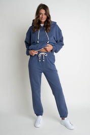 REGULAR FIT NAVY BLUE SWEATPANTS - MILOS