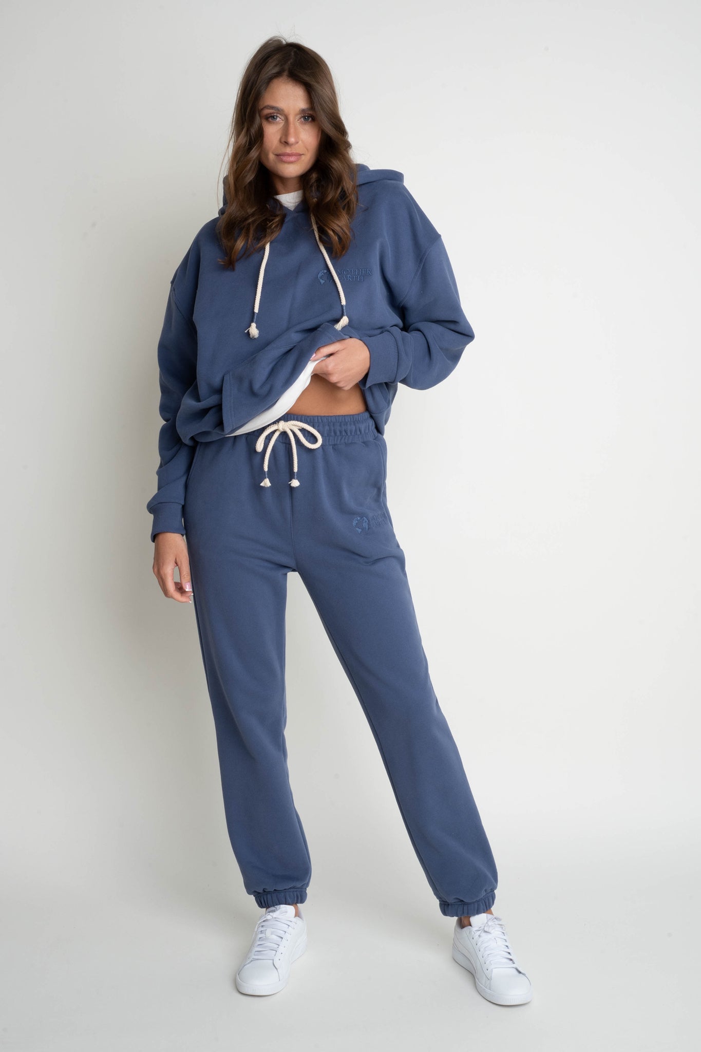 REGULAR FIT NAVY BLUE SWEATPANTS - MILOS