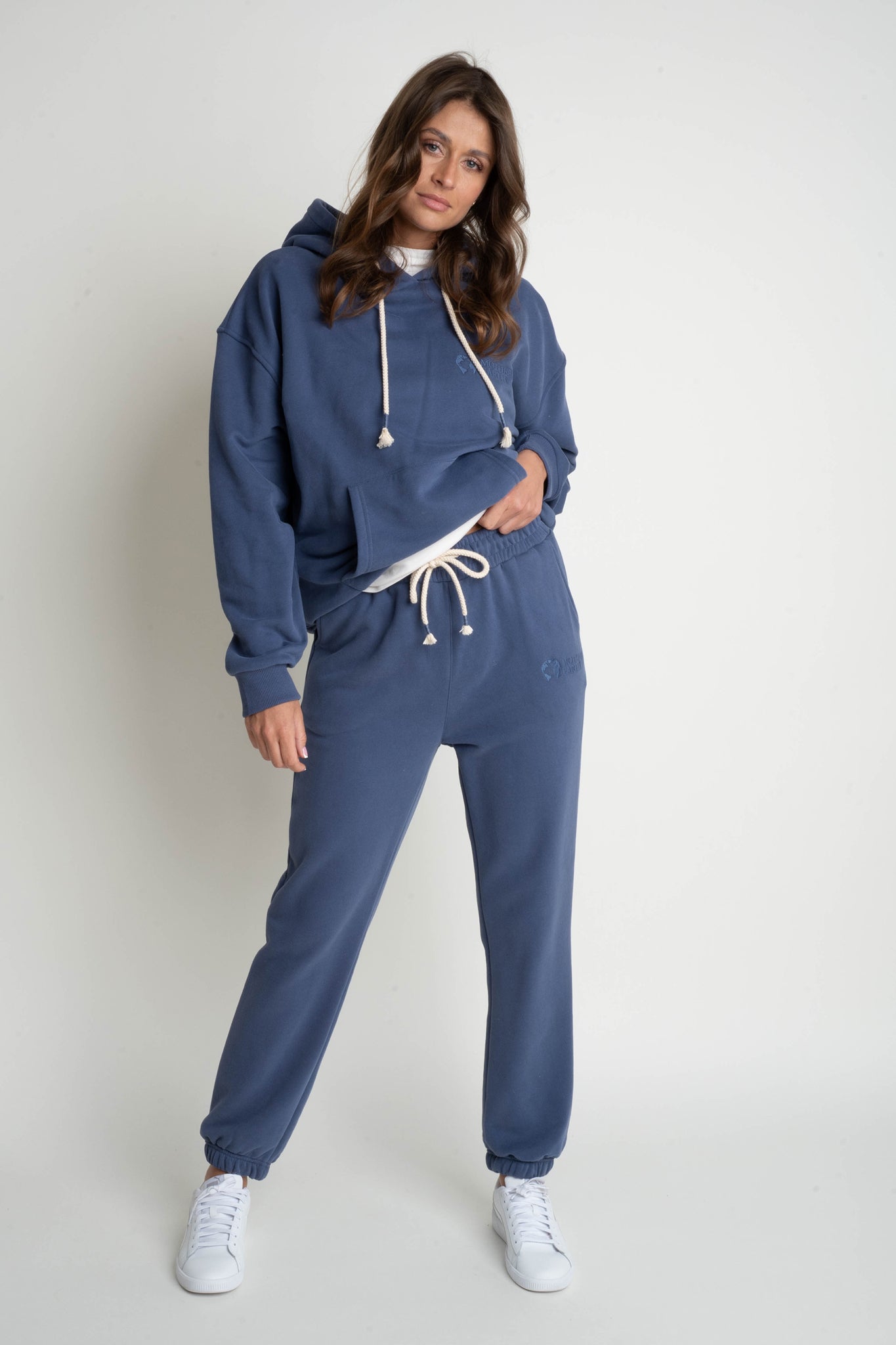 REGULAR FIT NAVY BLUE SWEATPANTS - MILOS
