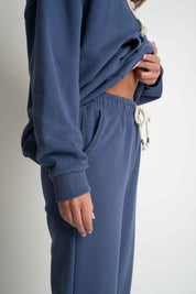 REGULAR FIT NAVY BLUE SWEATPANTS - MILOS