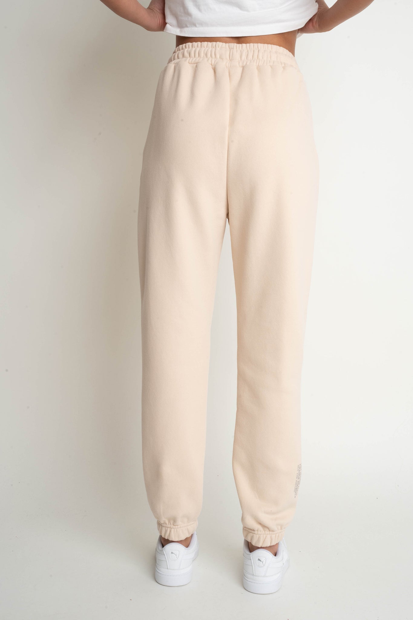 REGULAR FIT LIGHT BEIGE SWEATPANTS - MILOS