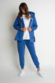 JOGGER TROUSERS, CORNFLOWER BLUE - BEGERA
