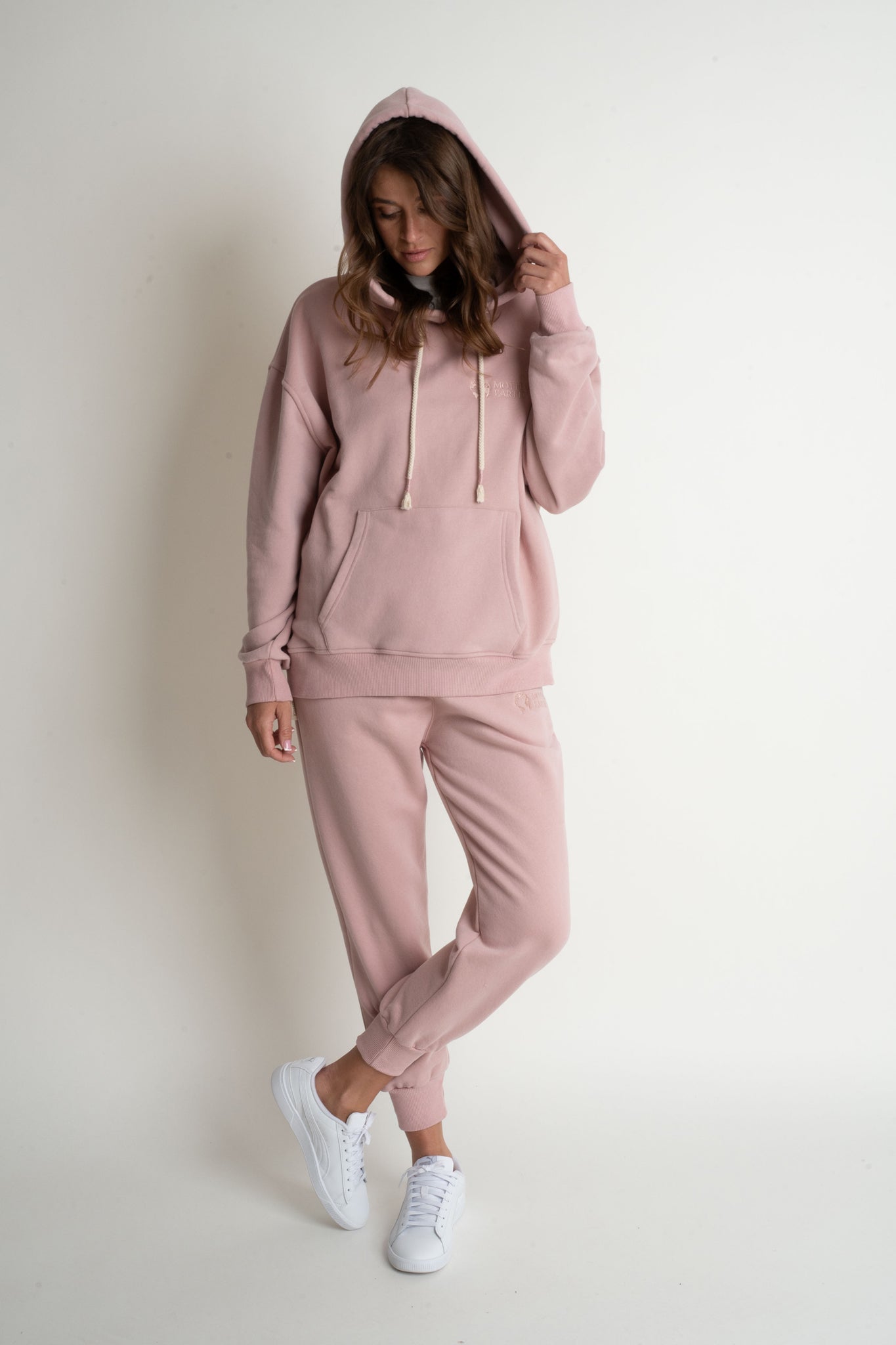 LIGHT PINK JOGGER TROUSERS - BEGERA