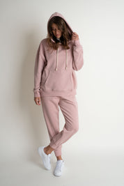 LIGHT PINK JOGGER TROUSERS - BEGERA