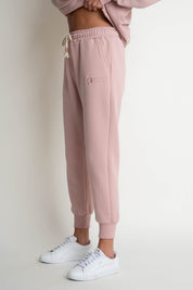 LIGHT PINK JOGGER TROUSERS - BEGERA