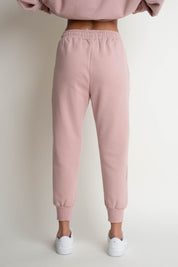 LIGHT PINK JOGGER TROUSERS - BEGERA