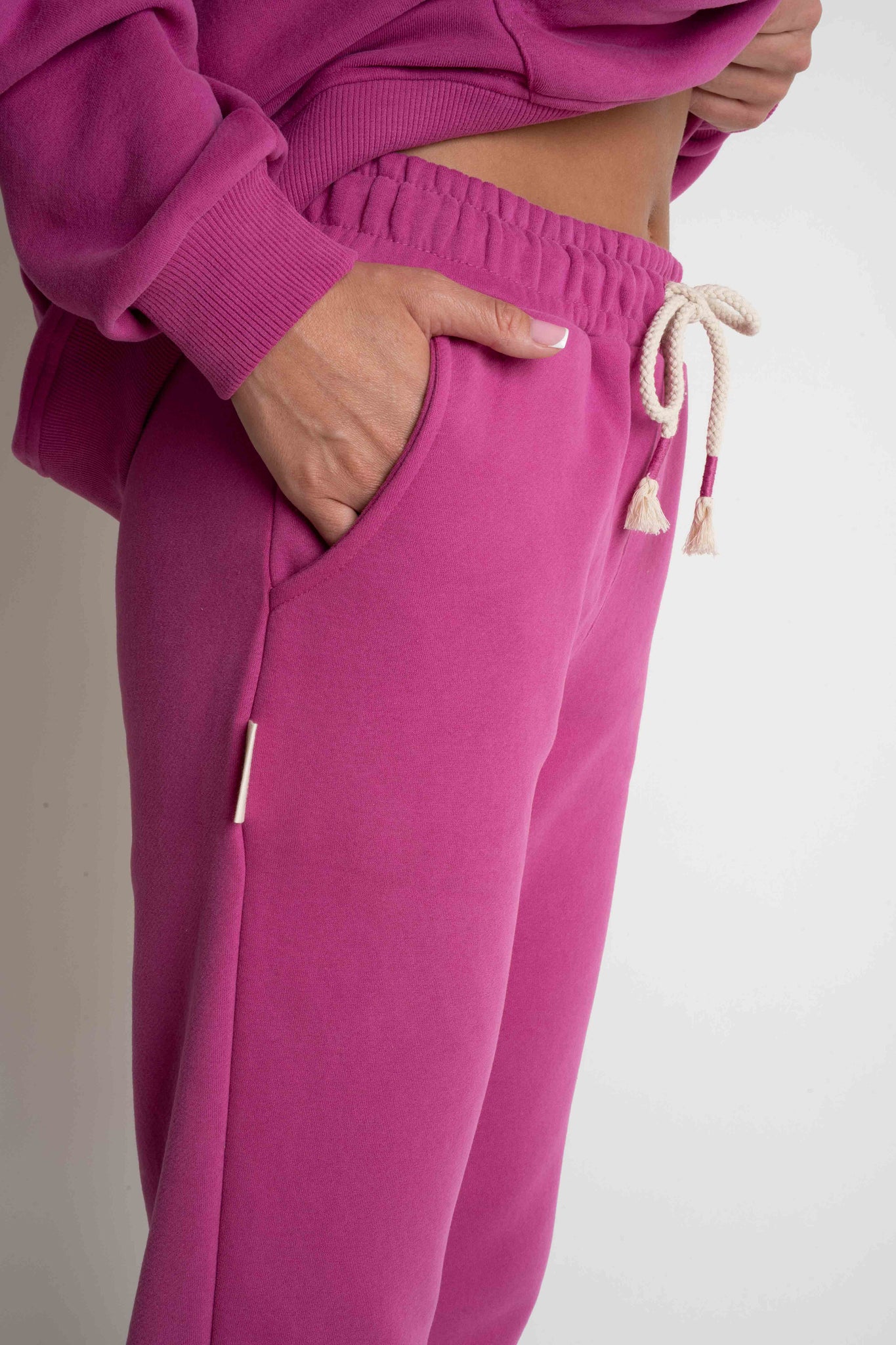 PINK JOGGER TROUSERS - BEGERA