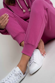 PINK JOGGER TROUSERS - BEGERA