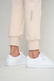 LIGHT BEIGE JOGGER TROUSERS - BEGERA