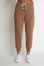 BROWN JOGGER TROUSERS - BEGERA