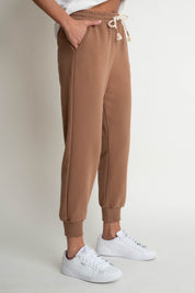 BROWN JOGGER TROUSERS - BEGERA