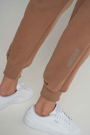BROWN JOGGER TROUSERS - BEGERA