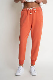 ORANGE JOGGER TROUSERS - BEGERA