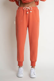 ORANGE JOGGER TROUSERS - BEGERA