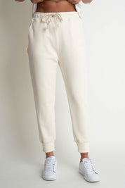 ECRU JOGGER TROUSERS - BEGERA